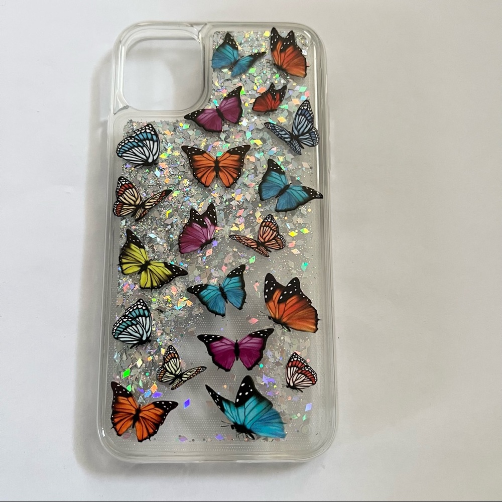 Glitter Butterflies Apple IPhone 11 Case